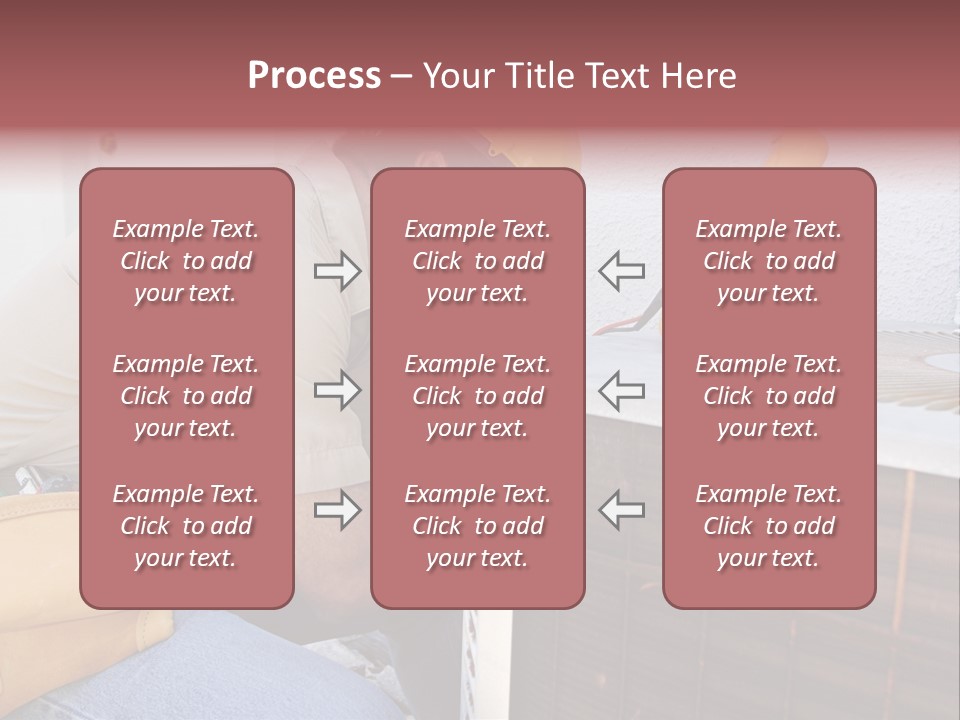 An Air Conditioning Repairman Working On A Compressor Unit. PowerPoint Template