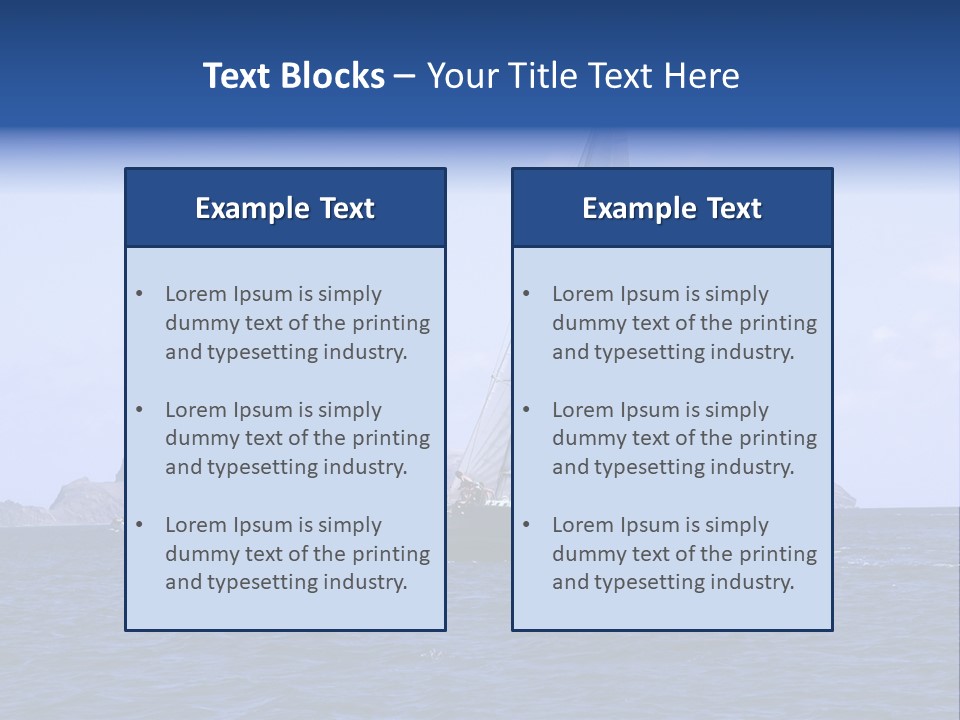 Sailing PowerPoint Template