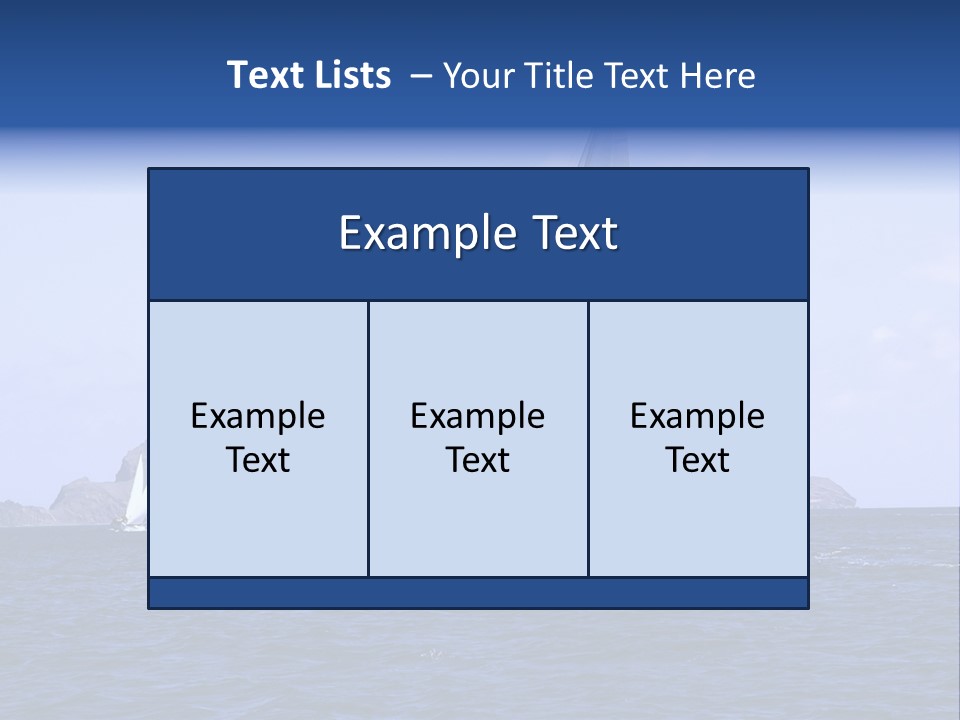 Sailing PowerPoint Template