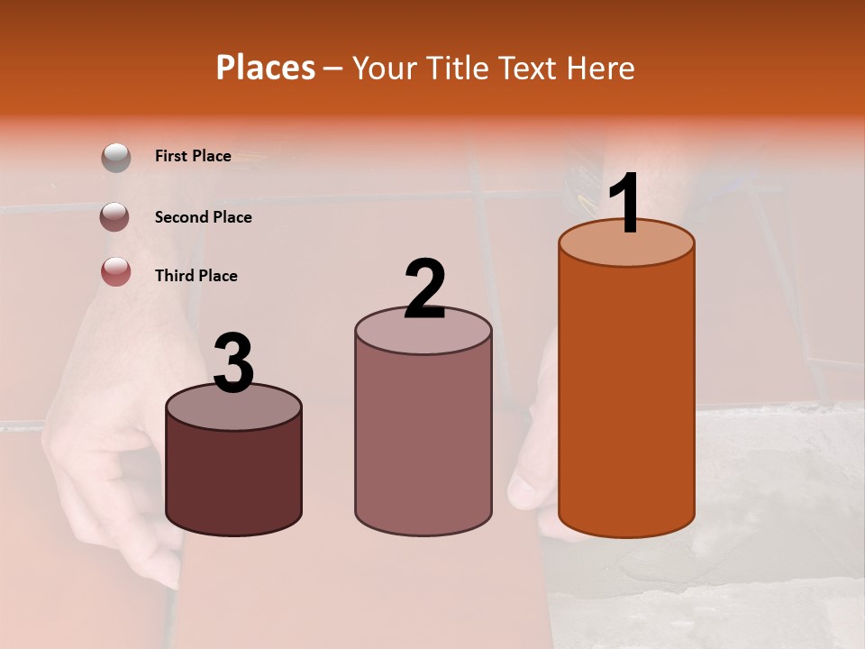 Laying Ceramic Tile PowerPoint Template
