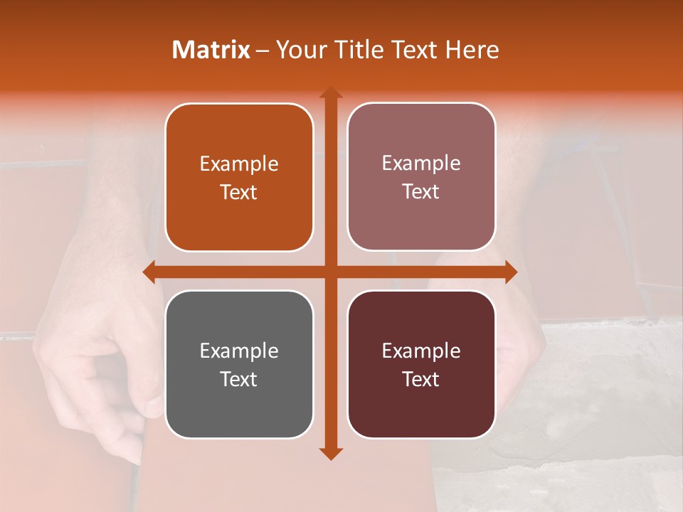 Laying Ceramic Tile PowerPoint Template