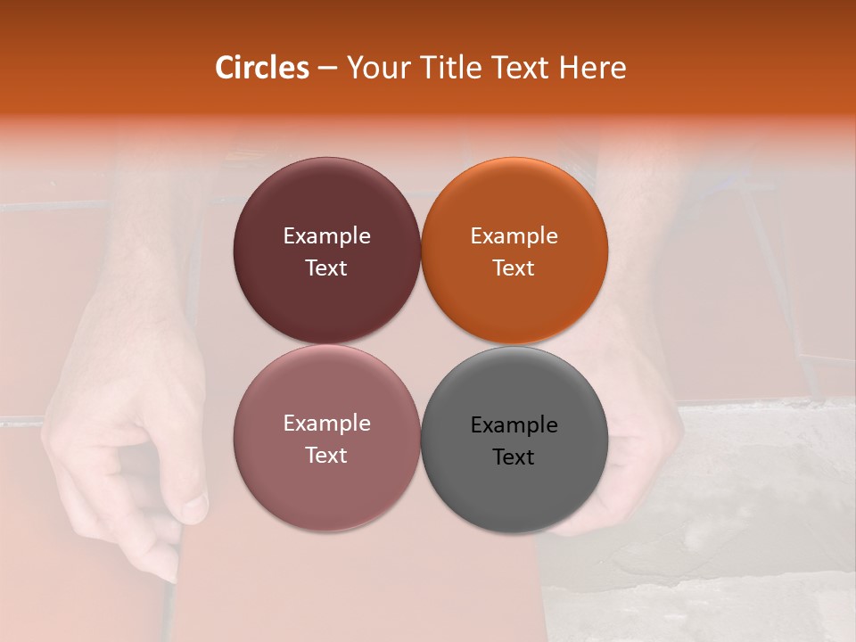 Laying Ceramic Tile PowerPoint Template