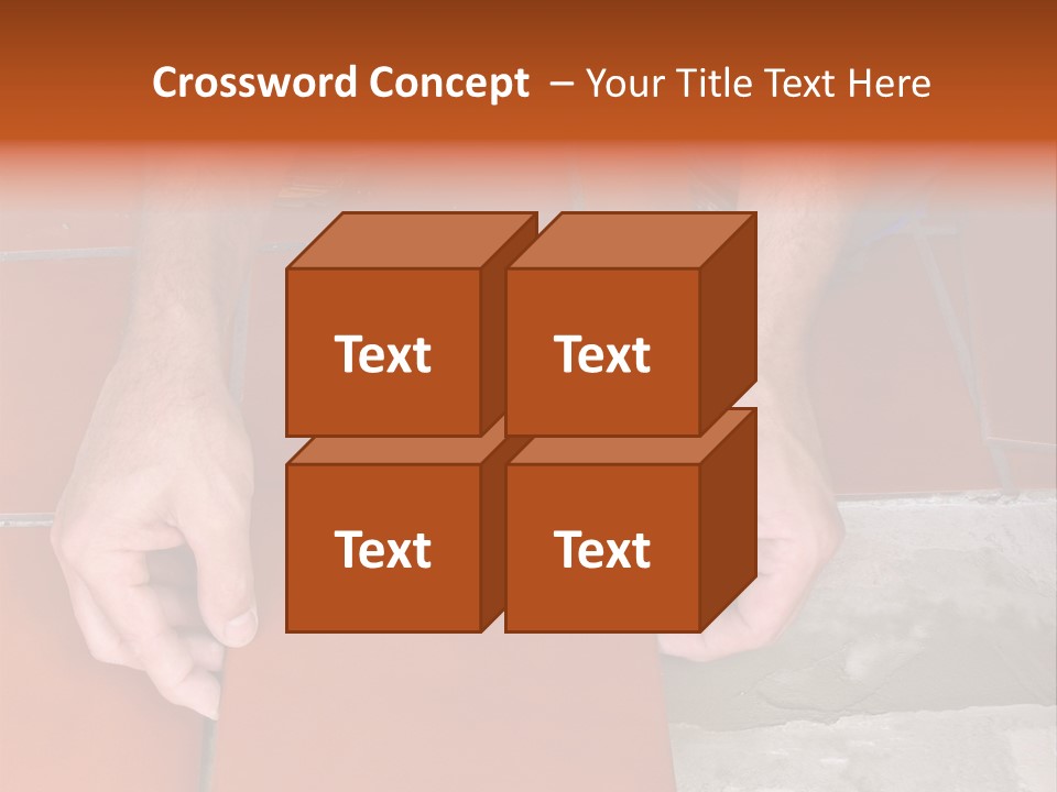 Laying Ceramic Tile PowerPoint Template