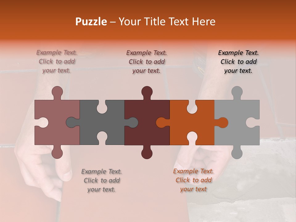 Laying Ceramic Tile PowerPoint Template