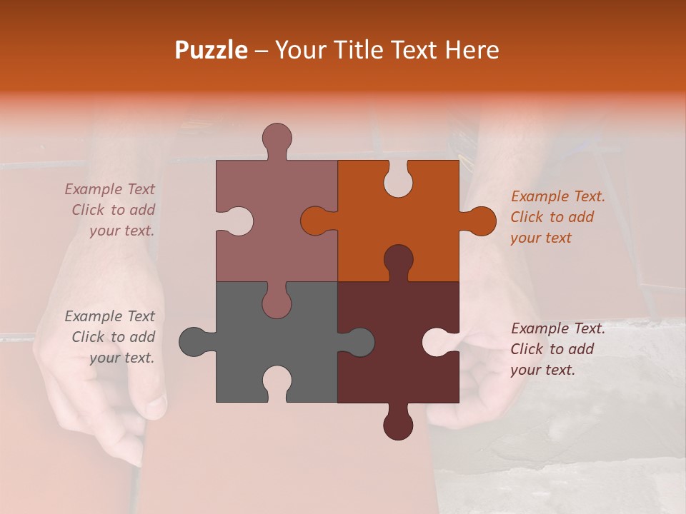 Laying Ceramic Tile PowerPoint Template
