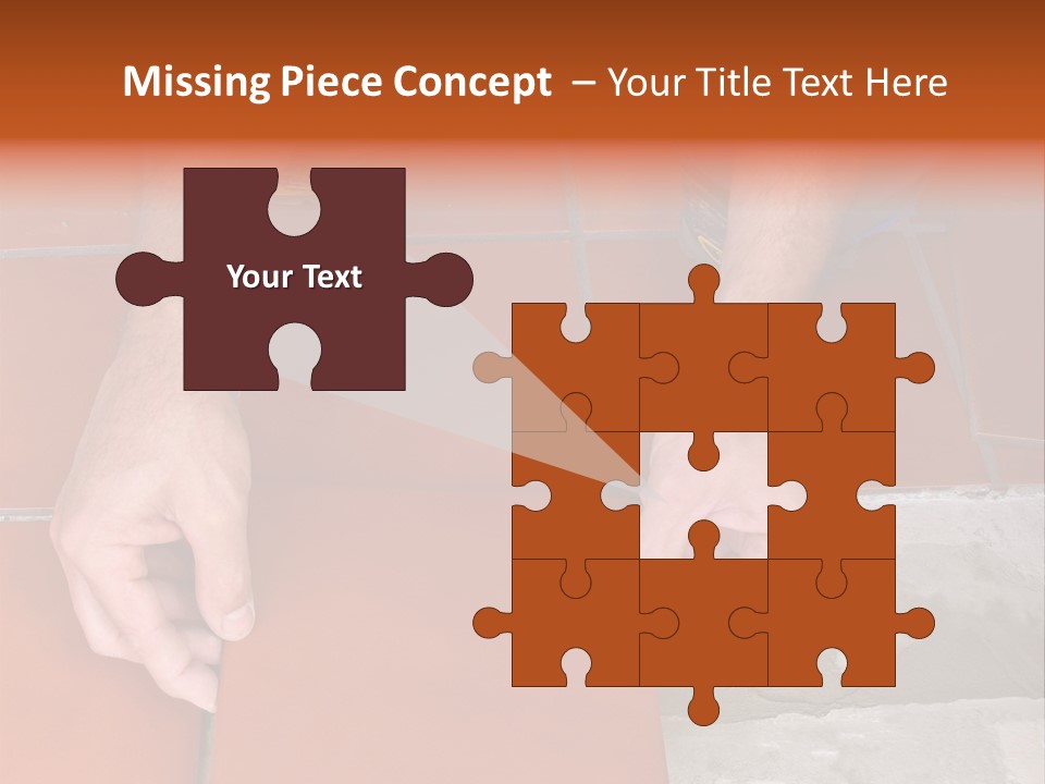 Laying Ceramic Tile PowerPoint Template