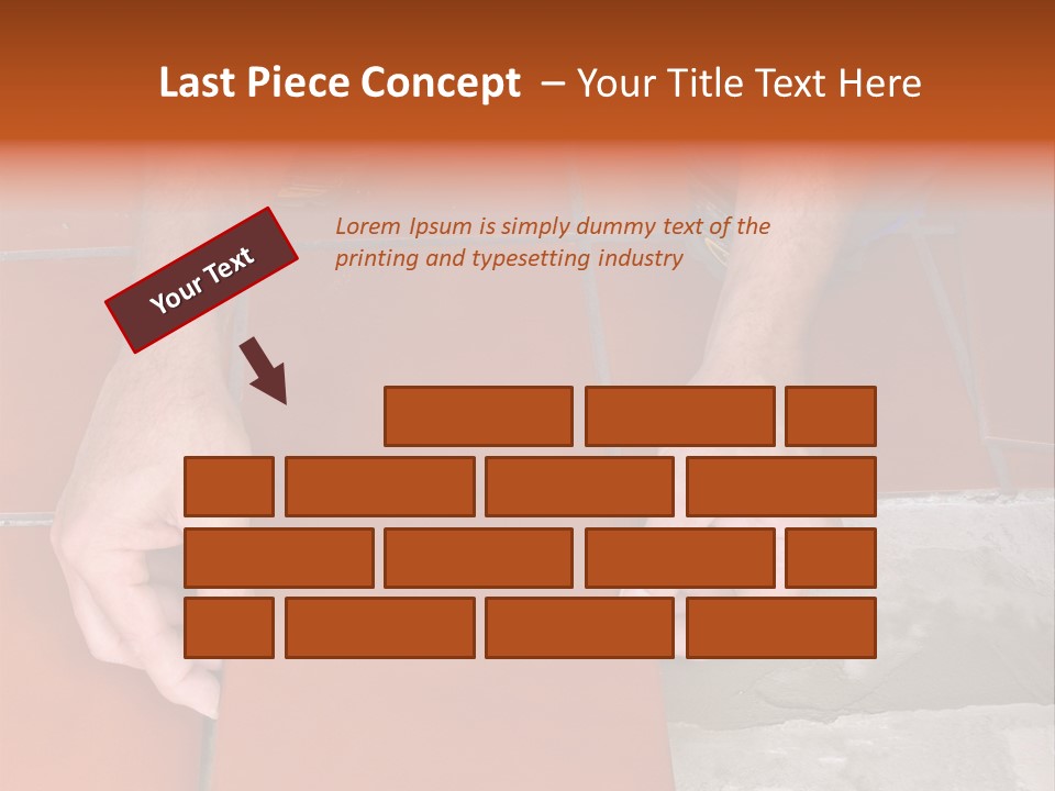 Laying Ceramic Tile PowerPoint Template
