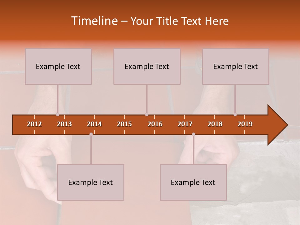 Laying Ceramic Tile PowerPoint Template