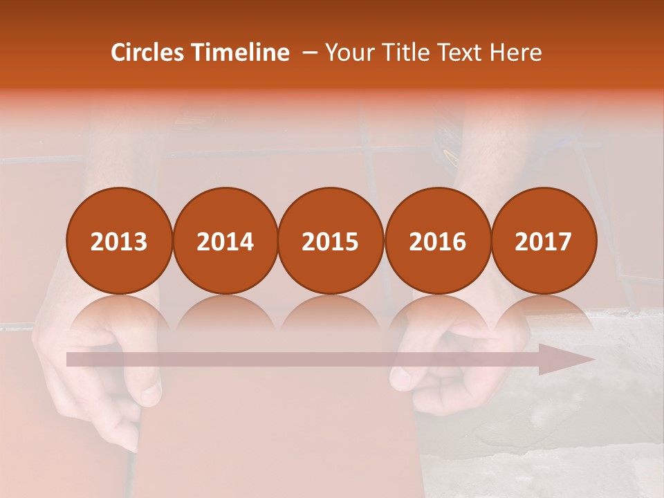 Laying Ceramic Tile PowerPoint Template