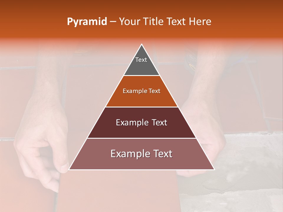 Laying Ceramic Tile PowerPoint Template