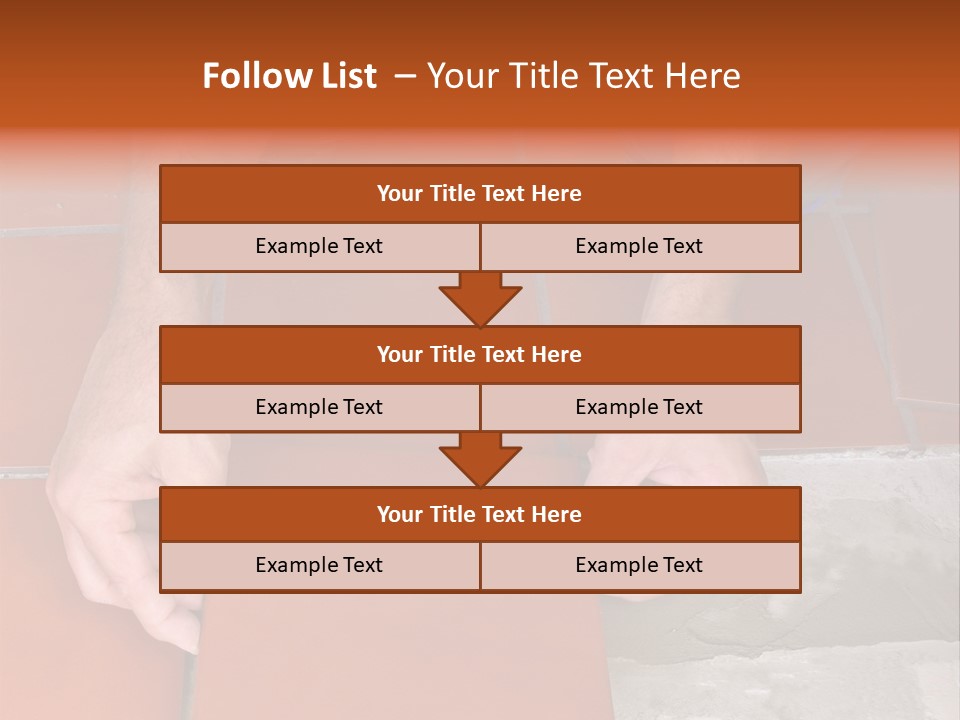 Laying Ceramic Tile PowerPoint Template