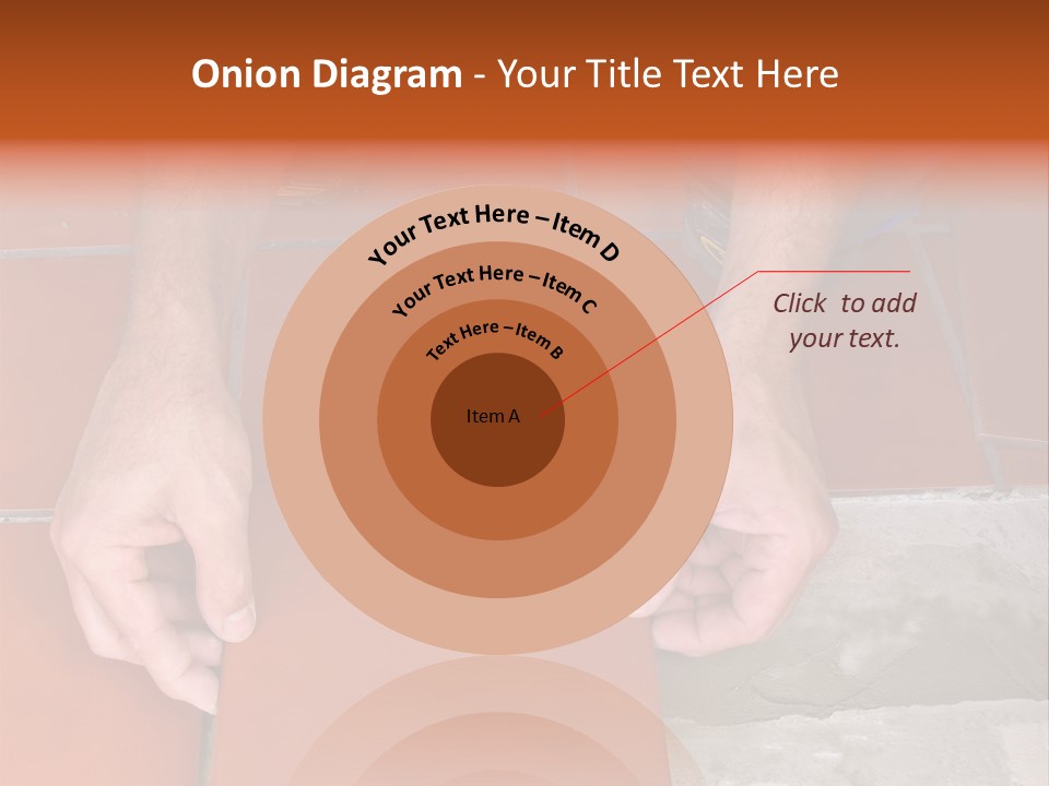 Laying Ceramic Tile PowerPoint Template