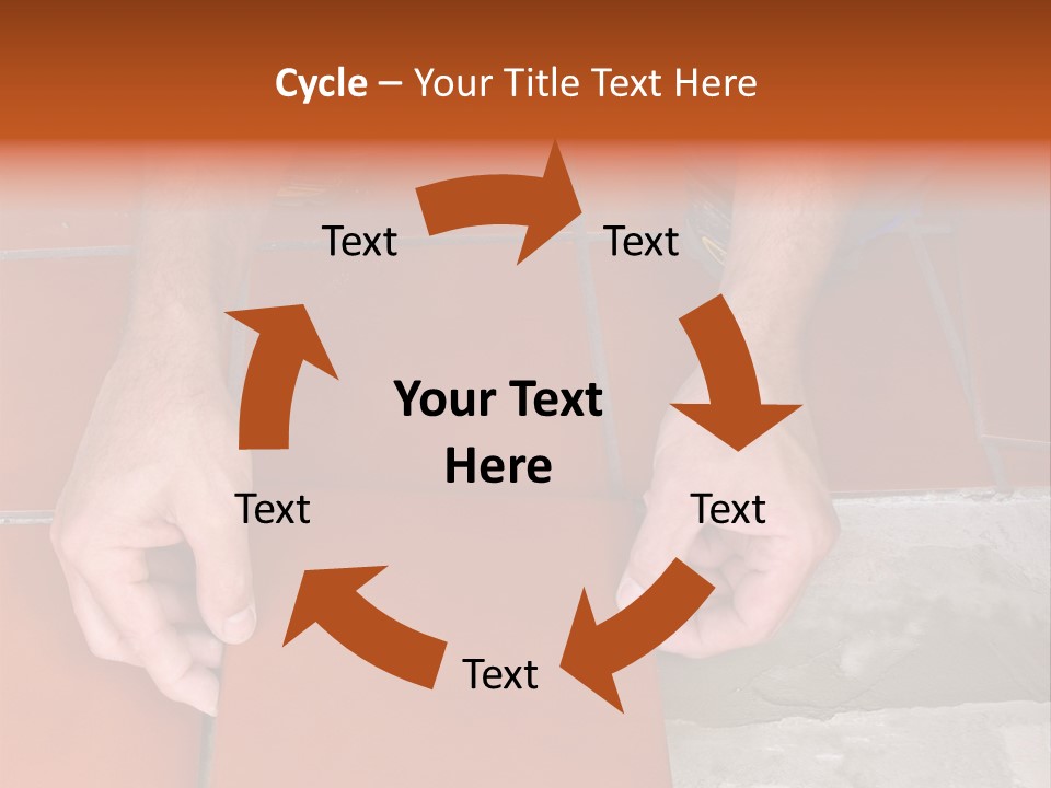 Laying Ceramic Tile PowerPoint Template