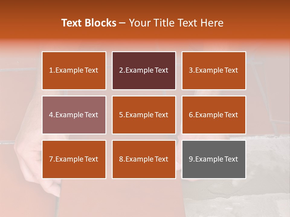 Laying Ceramic Tile PowerPoint Template