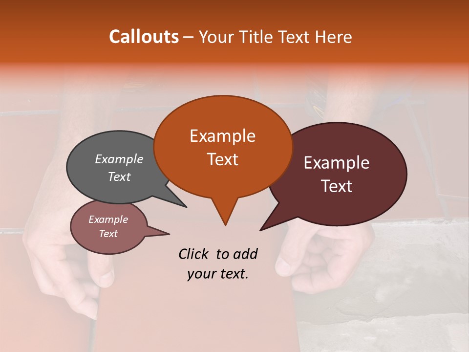 Laying Ceramic Tile PowerPoint Template