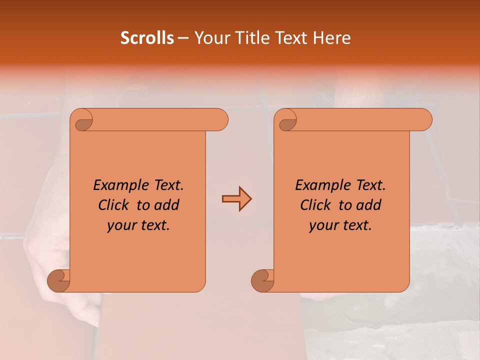 Laying Ceramic Tile PowerPoint Template