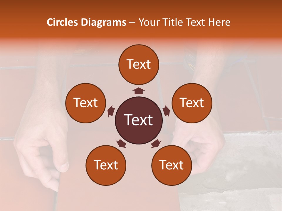 Laying Ceramic Tile PowerPoint Template