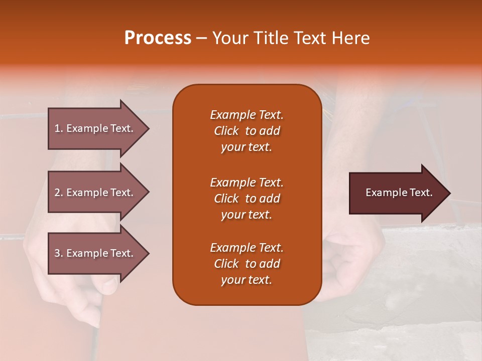 Laying Ceramic Tile PowerPoint Template