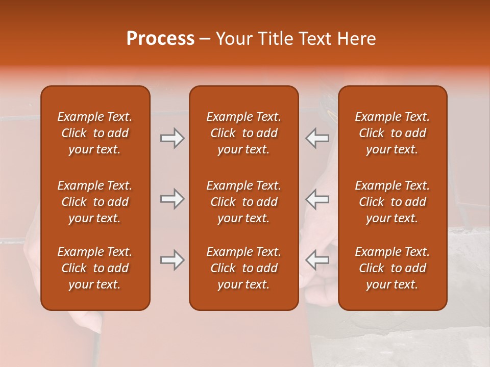 Laying Ceramic Tile PowerPoint Template