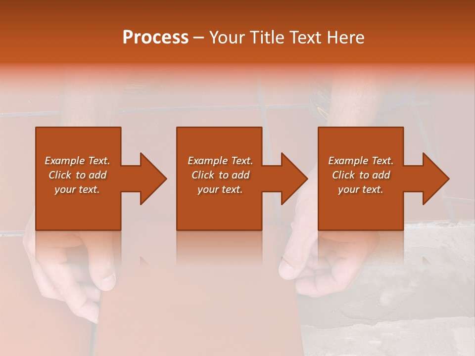 Laying Ceramic Tile PowerPoint Template