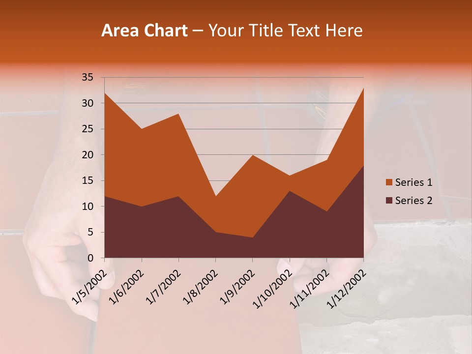 Laying Ceramic Tile PowerPoint Template