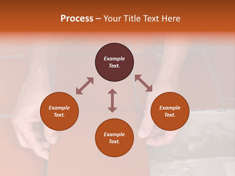 Laying Ceramic Tile PowerPoint Template