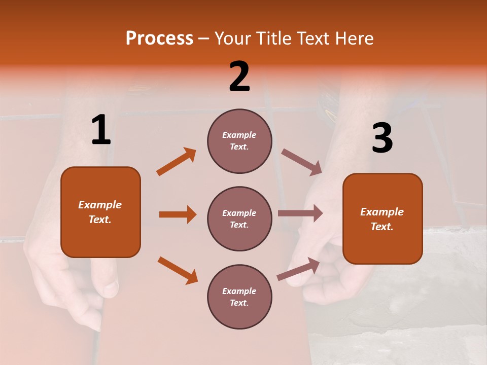 Laying Ceramic Tile PowerPoint Template