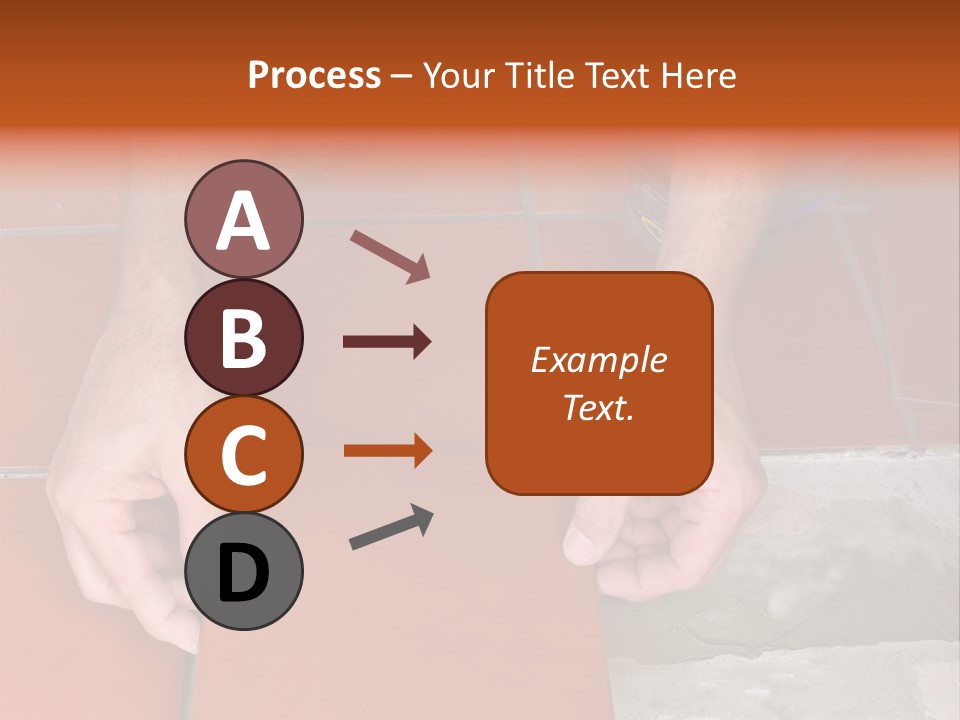 Laying Ceramic Tile PowerPoint Template