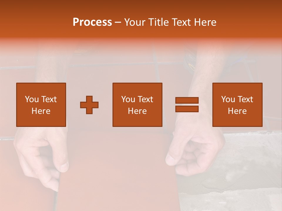 Laying Ceramic Tile PowerPoint Template
