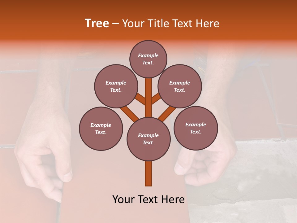 Laying Ceramic Tile PowerPoint Template