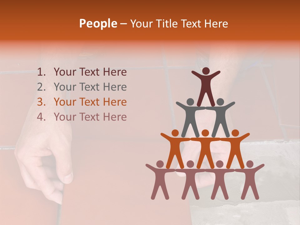 Laying Ceramic Tile PowerPoint Template