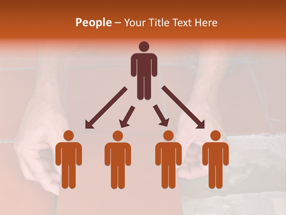 Laying Ceramic Tile PowerPoint Template