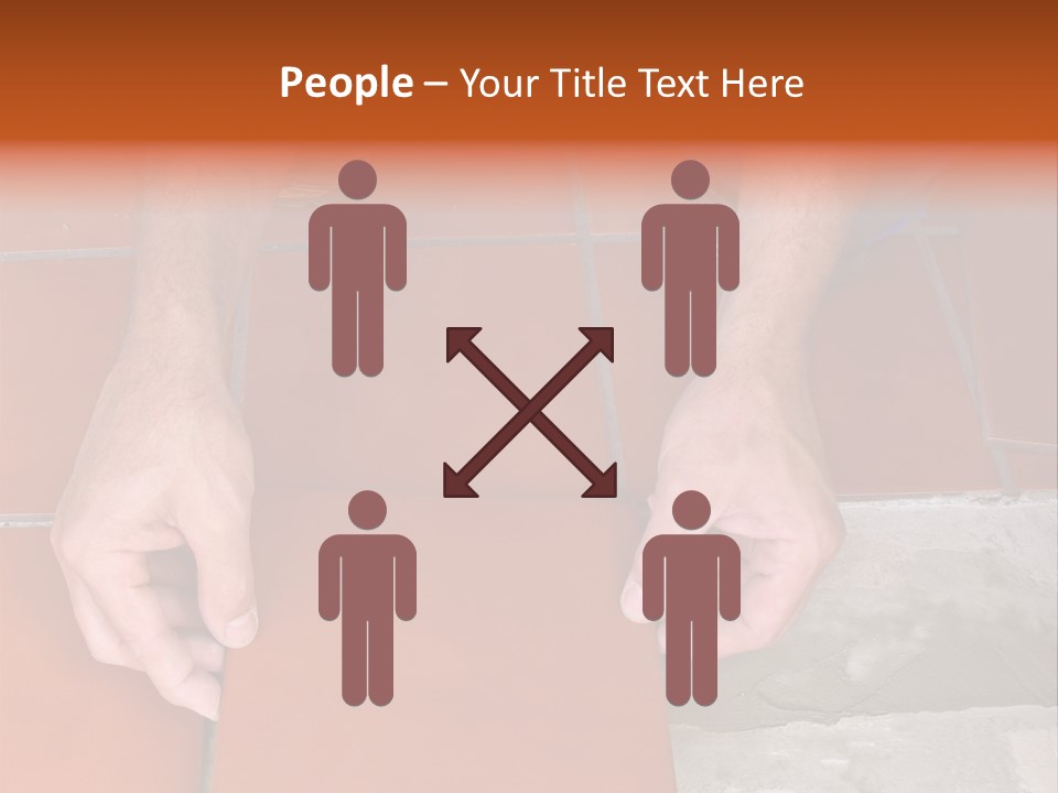 Laying Ceramic Tile PowerPoint Template