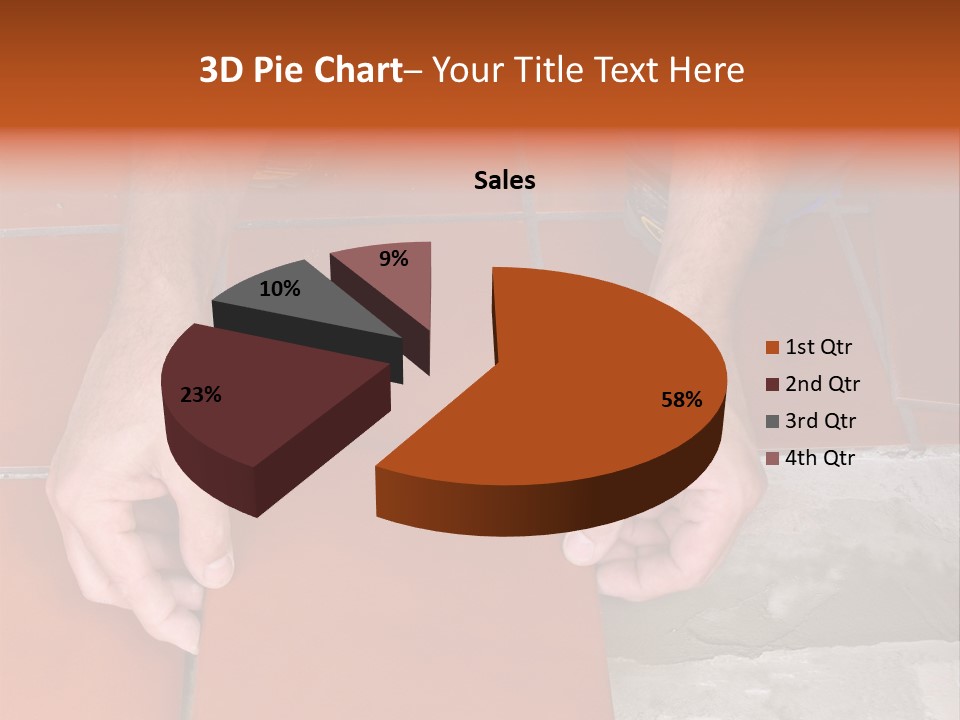 Laying Ceramic Tile PowerPoint Template