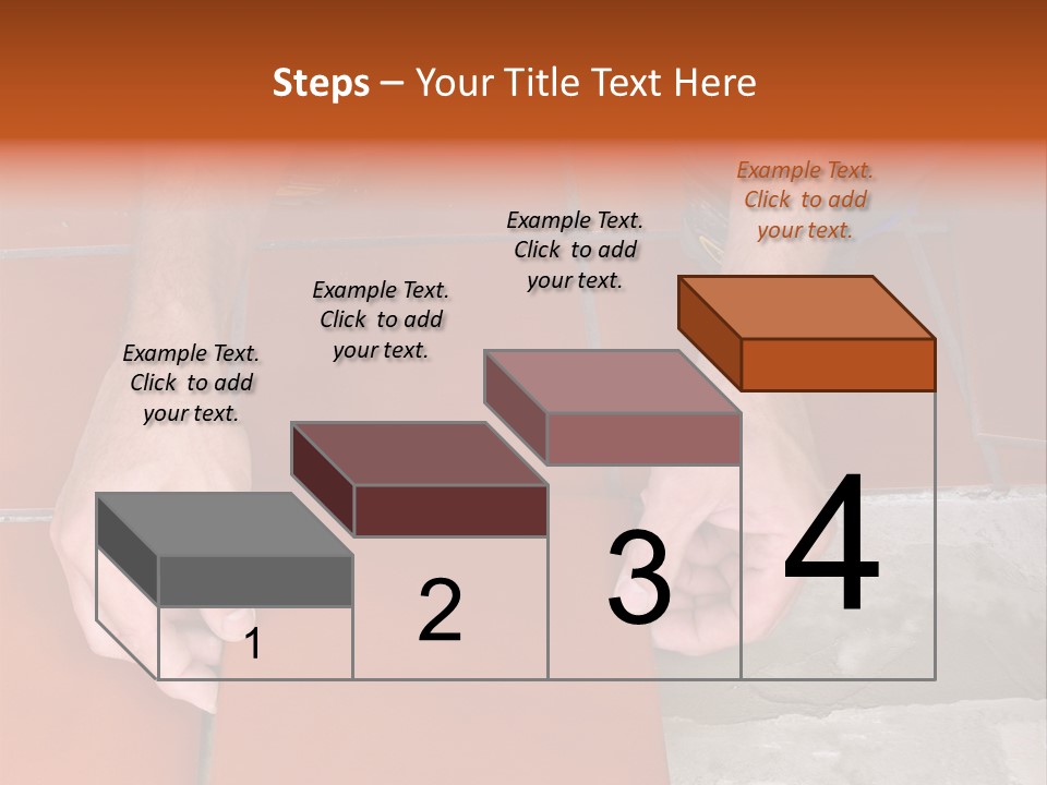Laying Ceramic Tile PowerPoint Template