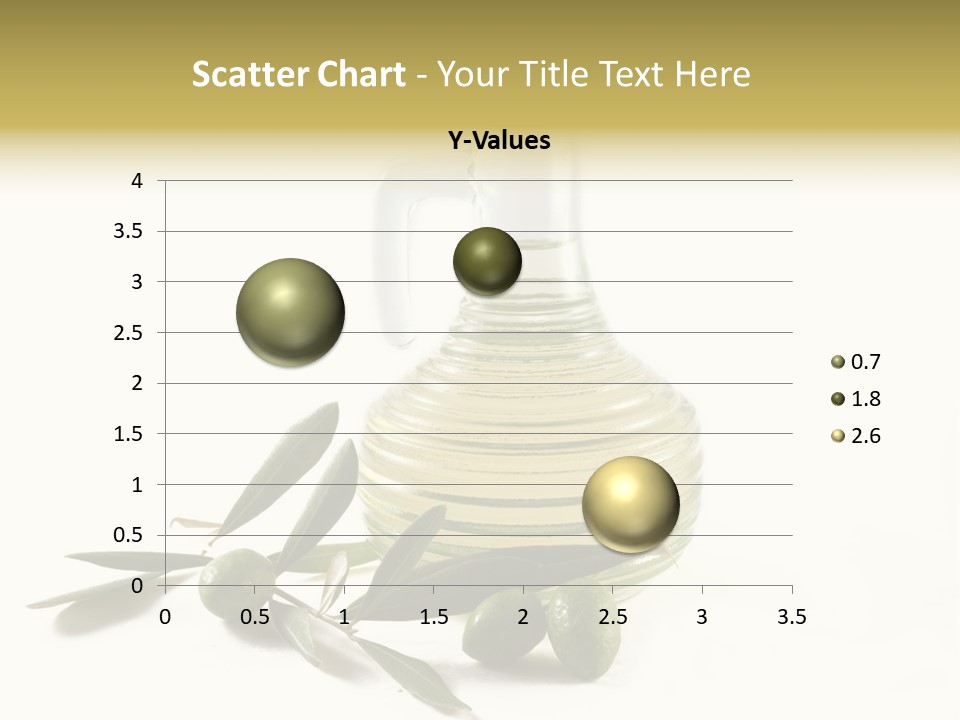 Bottle And Olives PowerPoint Template