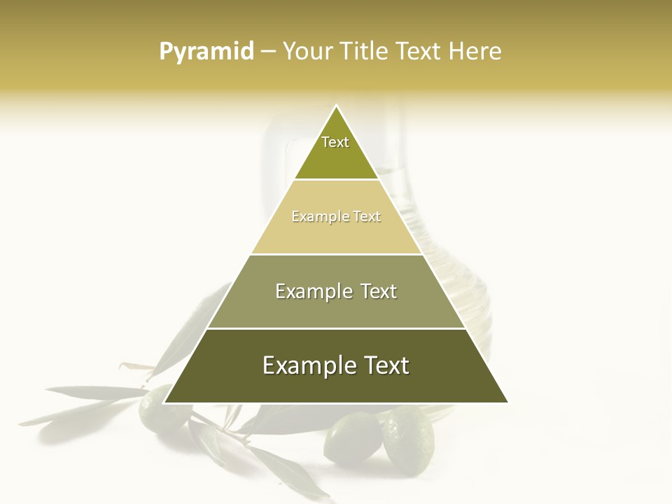 Bottle And Olives PowerPoint Template