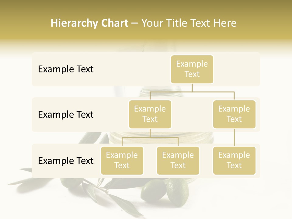 Bottle And Olives PowerPoint Template