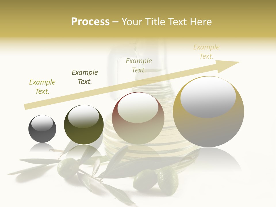 Bottle And Olives PowerPoint Template