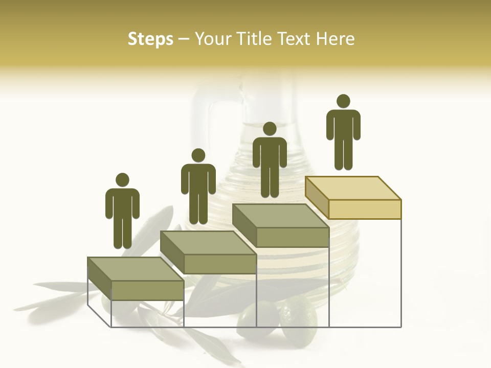 Bottle And Olives PowerPoint Template