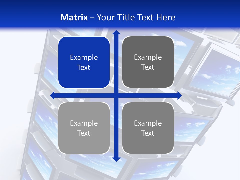 Global Television Concept 3D Rendering PowerPoint Template