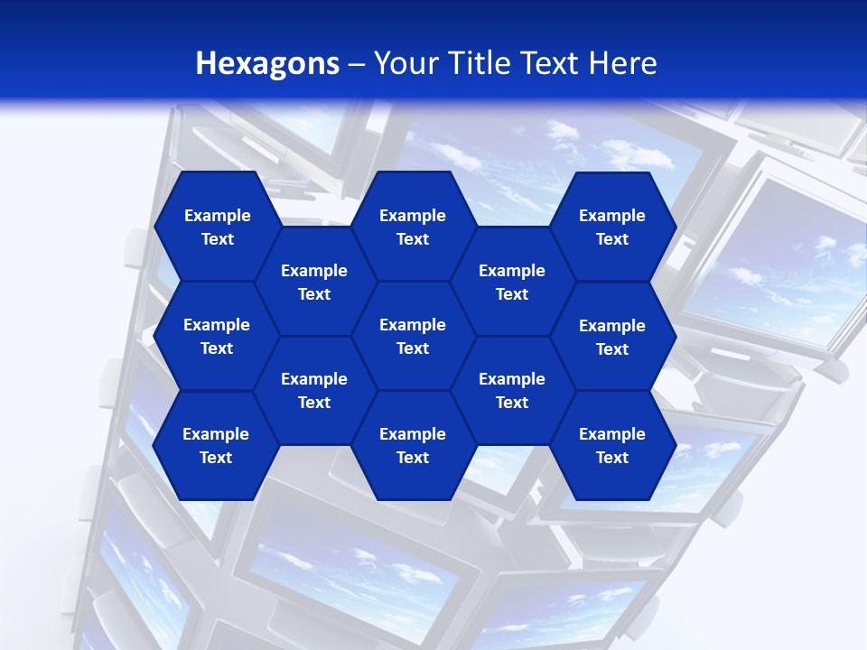 Global Television Concept 3D Rendering PowerPoint Template