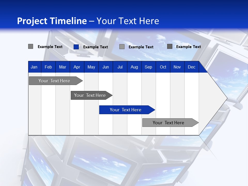 Global Television Concept 3D Rendering PowerPoint Template