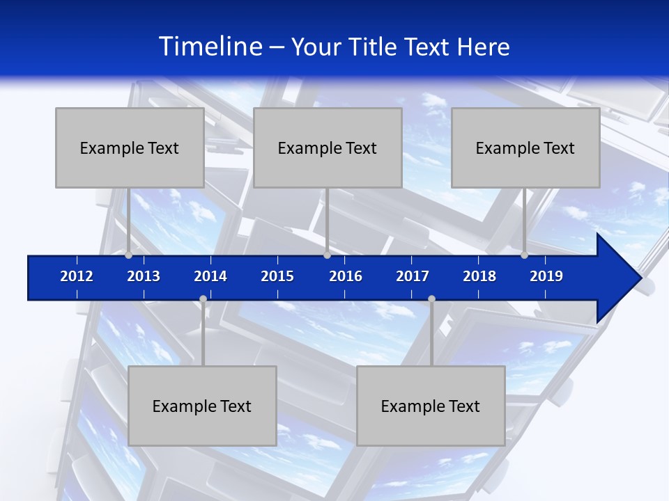 Global Television Concept 3D Rendering PowerPoint Template