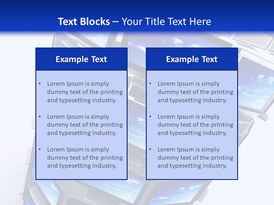 Global Television Concept 3D Rendering PowerPoint Template