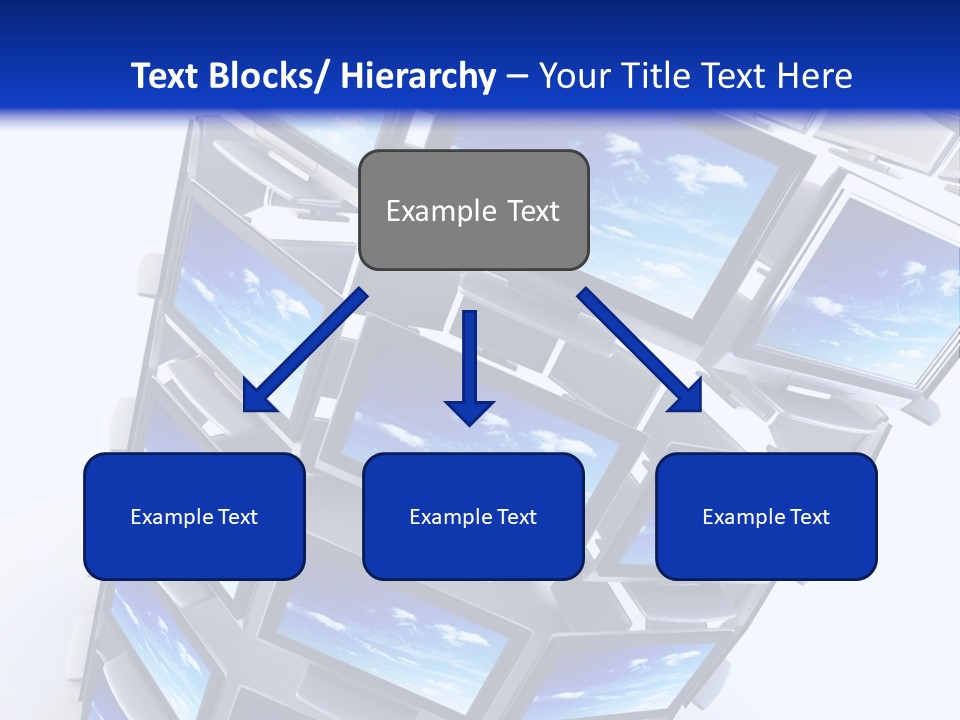 Global Television Concept 3D Rendering PowerPoint Template