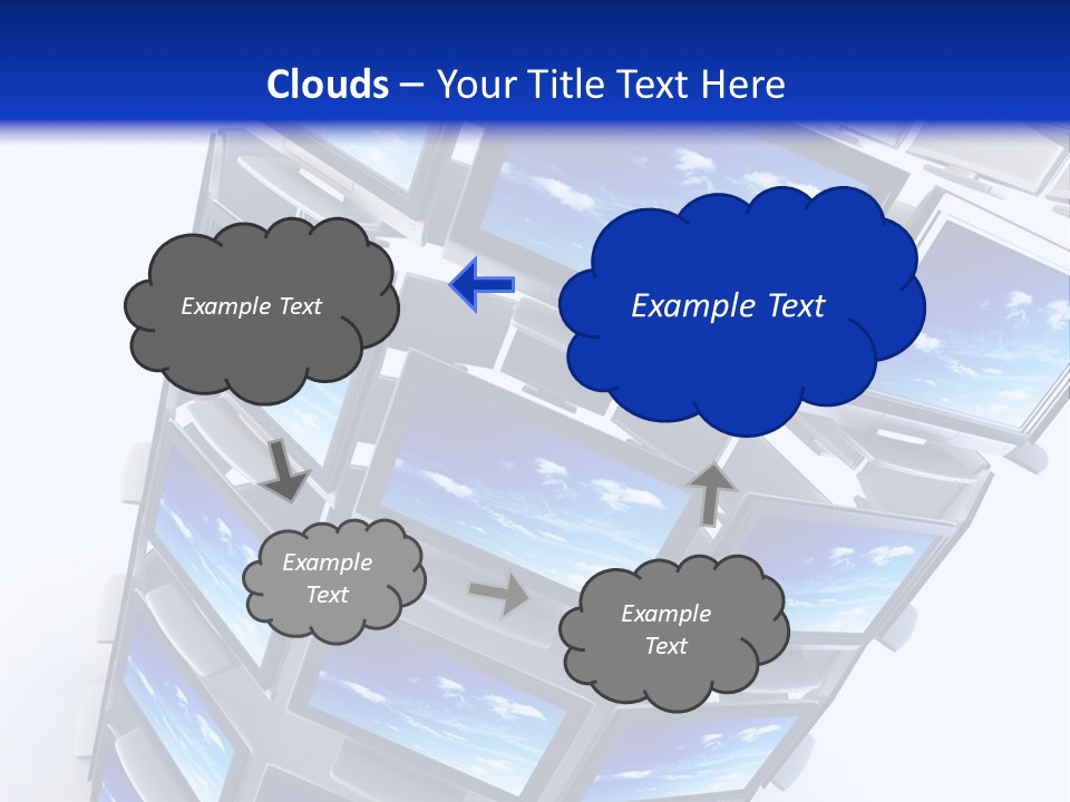 Global Television Concept 3D Rendering PowerPoint Template