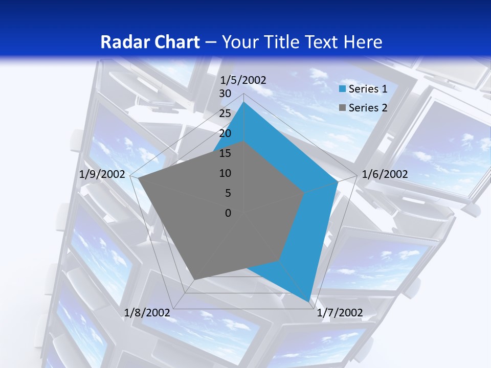 Global Television Concept 3D Rendering PowerPoint Template