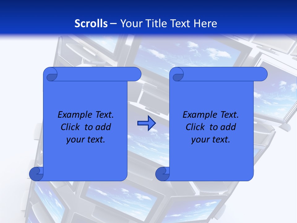 Global Television Concept 3D Rendering PowerPoint Template