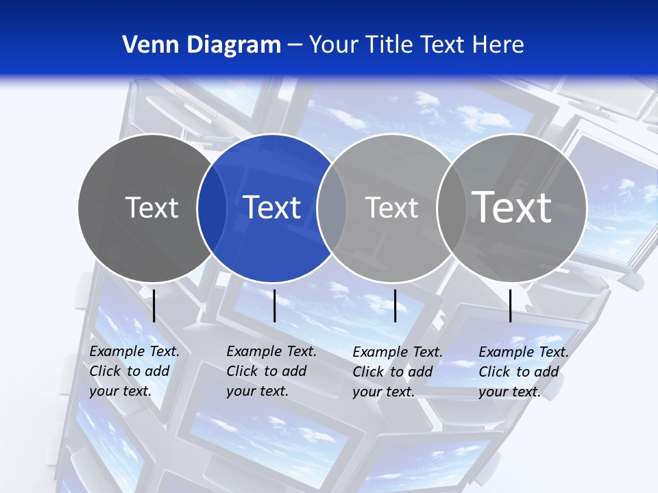 Global Television Concept 3D Rendering PowerPoint Template